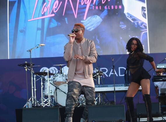 Las Vegas, Nevada, United States of America - Rapper Jeremih performs during the iHeartRadio Music Festival Daytime Village on September 24, 2016 at the Las Vegas Village in Las Vegas, Nevada. Las Vegas United States of America - ZUMAt114