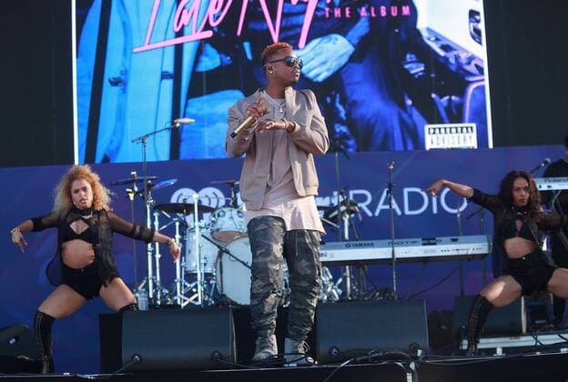 Las Vegas, Nevada, United States of America - Rapper Jeremih performs during the iHeartRadio Music Festival Daytime Village on September 24, 2016 at the Las Vegas Village in Las Vegas, Nevada. Las Vegas United States of America - ZUMAt114