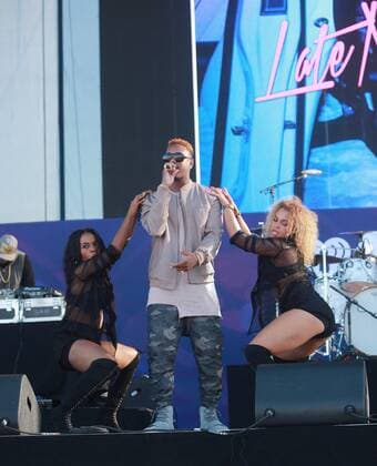 Las Vegas, Nevada, United States of America - Rapper Jeremih performs during the iHeartRadio Music Festival Daytime Village on September 24, 2016 at the Las Vegas Village in Las Vegas, Nevada. Las Vegas United States of America - ZUMAt114