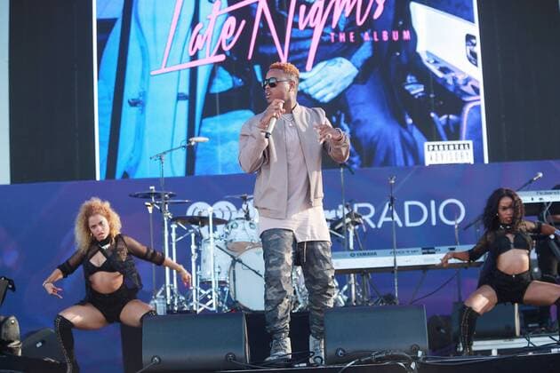 Las Vegas, Nevada, United States of America - Rapper Jeremih performs during the iHeartRadio Music Festival Daytime Village on September 24, 2016 at the Las Vegas Village in Las Vegas, Nevada. Las Vegas United States of America - ZUMAt114