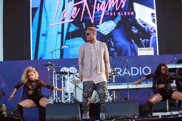 Las Vegas, Nevada, United States of America - Rapper Jeremih performs during the iHeartRadio Music Festival Daytime Village on September 24, 2016 at the Las Vegas Village in Las Vegas, Nevada. Las Vegas United States of America - ZUMAt114