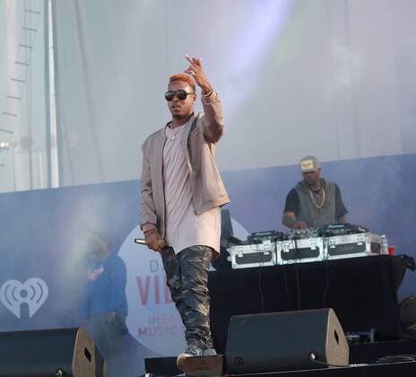 Las Vegas, Nevada, United States of America - Rapper Jeremih performs during the iHeartRadio Music Festival Daytime Village on September 24, 2016 at the Las Vegas Village in Las Vegas, Nevada. Las Vegas United States of America - ZUMAt114