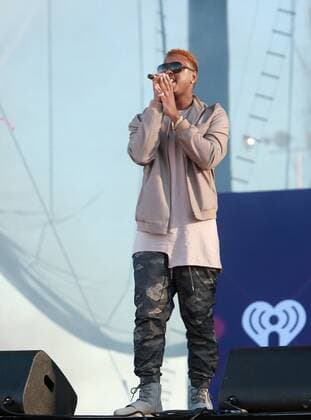Las Vegas, Nevada, United States of America - Rapper Jeremih performs during the iHeartRadio Music Festival Daytime Village on September 24, 2016 at the Las Vegas Village in Las Vegas, Nevada. Las Vegas United States of America - ZUMAt114