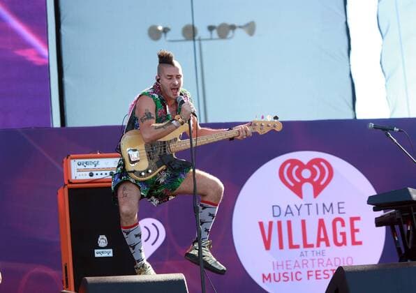 Las Vegas, Nevada, United States of America - Cole Whittle, bassist of pop rock group DNCE performs during the iHeartRadio Music Festival Daytime Village on September 24, 2016 at the Las Vegas Village in Las Vegas, Nevada. Las Vegas United States of America - ZUMAt114