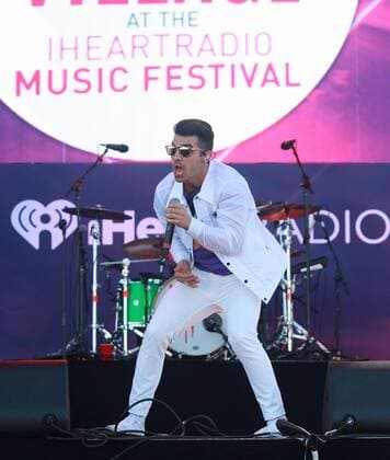 Las Vegas, Nevada, United States of America - Joe Jonas, vocalist of pop rock group DNCE performs during the iHeartRadio Music Festival Daytime Village on September 24, 2016 at the Las Vegas Village in Las Vegas, Nevada. Las Vegas United States of America - ZUMAt114