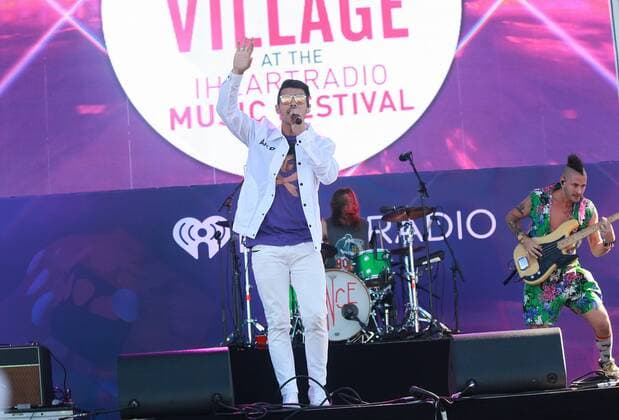 Las Vegas, Nevada, United States of America - Joe Jonas, vocalist of pop rock group DNCE performs during the iHeartRadio Music Festival Daytime Village on September 24, 2016 at the Las Vegas Village in Las Vegas, Nevada. Las Vegas United States of America - ZUMAt114