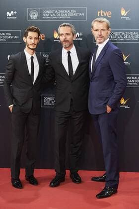 September 24, 2016 - San Sebastian, Euskadi, Spain - Lambert Wilson, Pierre Niney, Jerome Salle attend L Odyssee (The Odyssey) Premiere at the Kursaal Palace during 64th San Sebastian International Film Festival on September 24, 2016 in San Sebastian, Spain. San Sebastian Spain  - ZUMAg15_