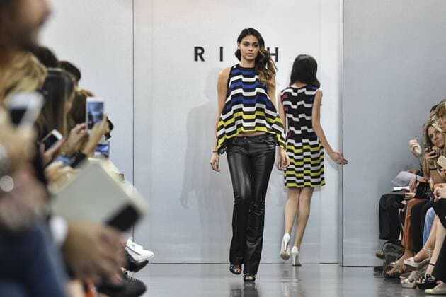 Milan Fashion Week, Women Spring Summer 2017. Milano, Moda Donna, Primavera Estate 2017. RICH Catwalk Pictured: model  Copyright: xRiccardoxGiordanoxSickix