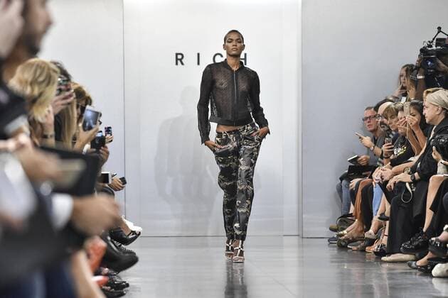 Milan Fashion Week, Women Spring Summer 2017. Milano, Moda Donna, Primavera Estate 2017. RICH Catwalk Pictured: model  Copyright: xRiccardoxGiordanoxSickix
