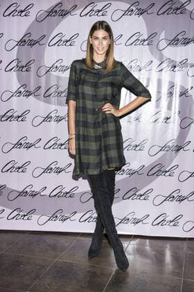 Mailand Fashion Week - Melissa Satta bei der Sarah Chole Modenschau Milan, Melissa Satta for Sarah Chole, fashion show autumn winter 2016 17 in the photo: Melissa Satta  Copyright: xAlbertoxScarpinatox