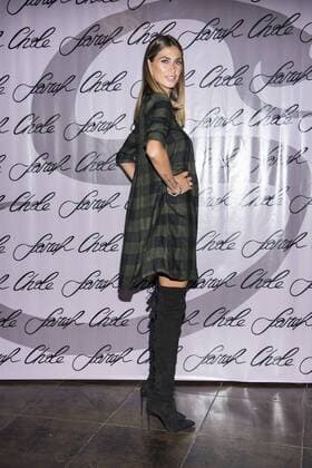Mailand Fashion Week - Melissa Satta bei der Sarah Chole Modenschau Milan, Melissa Satta for Sarah Chole, fashion show autumn winter 2016 17 in the photo: Melissa Satta  Copyright: xAlbertoxScarpinatox