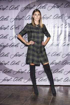 Bilder des Tages Mailand Fashion Week - Melissa Satta bei der Sarah Chole Modenschau Milan, Melissa Satta for Sarah Chole, fashion show autumn winter 2016 17 in the photo: Melissa Satta  Copyright: xAlbertoxScarpinatox