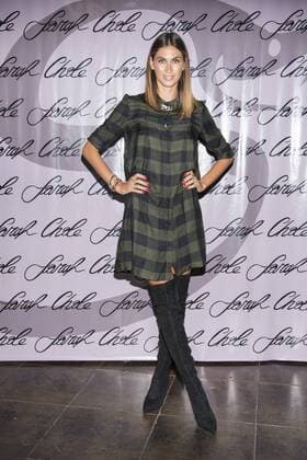 Mailand Fashion Week - Melissa Satta bei der Sarah Chole Modenschau Milan, Melissa Satta for Sarah Chole, fashion show autumn winter 2016 17 in the photo: Melissa Satta  Copyright: xAlbertoxScarpinatox