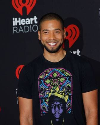Jussie Smollett arrives for the iHeartRadio Music Festival at the T-Mobile Arena in Las Vegas, Nevada on September 24, 2016.  LVP20160924161 JAMESxATOA
