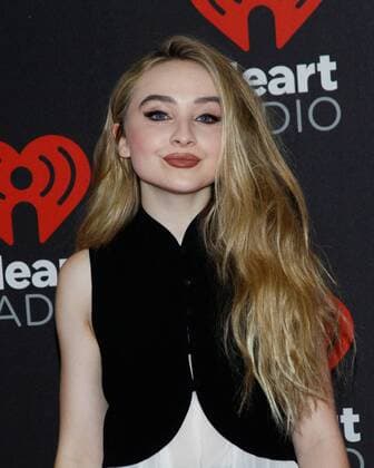Sabrina Carpenter arrives for the iHeartRadio Music Festival at the T-Mobile Arena in Las Vegas, Nevada on September 24, 2016.  LVP20160924136 JAMESxATOA