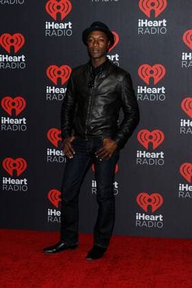 Aloe Blacc arrives for the iHeartRadio Music Festival at the T-Mobile Arena in Las Vegas, Nevada on September 24, 2016.  LVP20160924100 JAMESxATOA