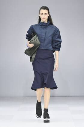 Milan Fashion Week, Women Spring Summer 2017. Milano, Moda Donna, Primavera Estate 2017. SALVATORE FERRAGAMO Catwalk Pictured: model  Copyright: xRiccardoxGiordanoxSickix