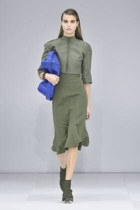 Milan Fashion Week, Women Spring Summer 2017. Milano, Moda Donna, Primavera Estate 2017. SALVATORE FERRAGAMO Catwalk Pictured: model  Copyright: xRiccardoxGiordanoxSickix