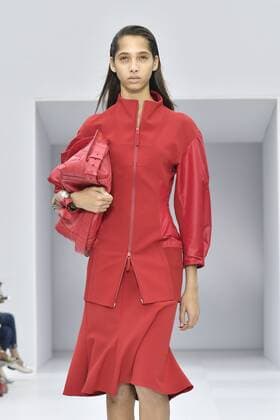 Milan Fashion Week, Women Spring Summer 2017. Milano, Moda Donna, Primavera Estate 2017. SALVATORE FERRAGAMO Catwalk Pictured: model  Copyright: xRiccardoxGiordanoxSickix