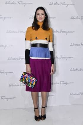 Milan Fashion Week, Women Spring Summer 2017. Milano, Moda Donna, Primavera Estate 2017. SALVATORE FERRAGAMO front row Pictured: Caitrona Balfe  Copyright: xRiccardoxGiordanoxSickix