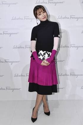 Milan Fashion Week, Women Spring Summer 2017. Milano, Moda Donna, Primavera Estate 2017. SALVATORE FERRAGAMO front row Pictured: Lee Min-jung  Copyright: xRiccardoxGiordanoxSickix