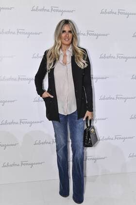 Milan Fashion Week, Women Spring Summer 2017. Milano, Moda Donna, Primavera Estate 2017. SALVATORE FERRAGAMO front row Pictured: Tiziana Rocca  Copyright: xRiccardoxGiordanoxSickix