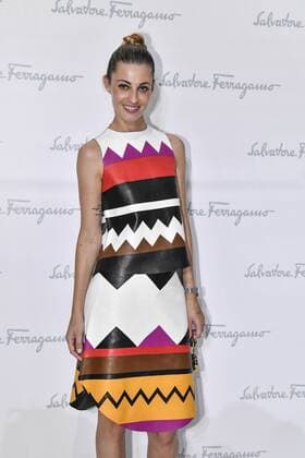 Milan Fashion Week, Women Spring Summer 2017. Milano, Moda Donna, Primavera Estate 2017. SALVATORE FERRAGAMO front row Pictured: Sveva Alvivti  Copyright: xRiccardoxGiordanoxSickix