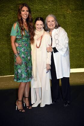 Milan Fashion Week, Women Spring Summer 2017. Milano, Moda Donna, Primavera Estate 2017. Biagiotti - front row Carla Fracci Laura and Lavinia Biagiotti  Copyright: xSIMONAxCHIOCCIA x