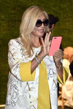Milan Fashion Week, Women Spring Summer 2017. Milano, Moda Donna, Primavera Estate 2017. Biagiotti - front row Carla Fracci Beppe Menegatti  Copyright: xSIMONAxCHIOCCIA x