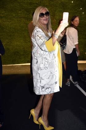 Milan Fashion Week, Women Spring Summer 2017. Milano, Moda Donna, Primavera Estate 2017. Biagiotti - front row Carla Fracci Beppe Menegatti  Copyright: xSIMONAxCHIOCCIA x