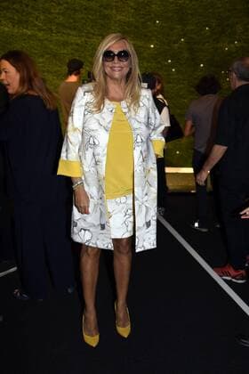 Milan Fashion Week, Women Spring Summer 2017. Milano, Moda Donna, Primavera Estate 2017. Biagiotti - front row Carla Fracci Beppe Menegatti  Copyright: xSIMONAxCHIOCCIA x