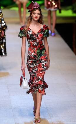 Mailand Fashion Week - Dolce & Gabbana (160926) -- MILAN, Sept. 25, 2016 -- A model walks the runway during the Dolce&Gabbana fashion show as part of Milan Fashion Week Spring Summer 2017 in Milan, Italy, on Sept 25, 2016. ) (lrz) ITALY-MILAN-FASHION WEEK-DOLCE&GABBANA JinxYu 