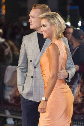 September 26, 2016 - London, London, UK - GREG RUTHERFORD and NATALI LOWE attends the Deepwater Horizon film premiere at Cineworld in Leiester Square. London, UK. London UK  - ZUMAl94_