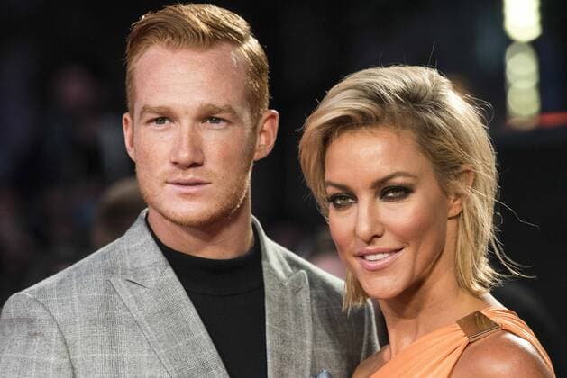 September 26, 2016 - London, London, UK - GREG RUTHERFORD and NATALI LOWE attends the Deepwater Horizon film premiere at Cineworld in Leiester Square. London, UK. London UK  - ZUMAl94_
