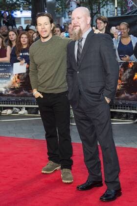 September 26, 2016 - London, London, UK - MARK WAHLBERG and MIKE WILLIAMS attends the Deepwater Horizon film premiere at Cineworld in Leiester Square. London, UK. London UK  - ZUMAl94_