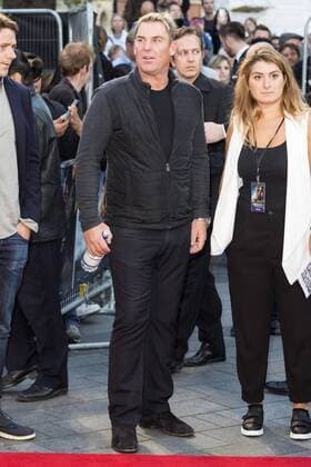 September 26, 2016 - London, London, UK - SHANE WARNE attends the Deepwater Horizon film premiere at Cineworld in Leiester Square. London, UK. London UK  - ZUMAl94_