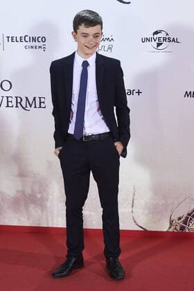 September 26, 2016 - Madrid, Madrid, Spain - Lewis MacDougall attended A Monster Calls premiere at Royal Theater on September 26, 2016 in Madrid Madrid Spain  - ZUMAg15_
