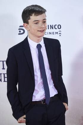 September 26, 2016 - Madrid, Madrid, Spain - Lewis MacDougall attended A Monster Calls premiere at Royal Theater on September 26, 2016 in Madrid Madrid Spain  - ZUMAg15_