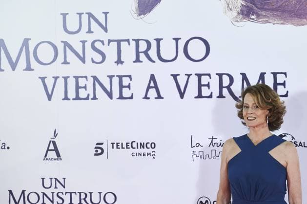September 26, 2016 - Madrid, Madrid, Spain - Sigourney Weaver attended A Monster Calls premiere at Royal Theater on September 26, 2016 in Madrid Madrid Spain  - ZUMAg15_