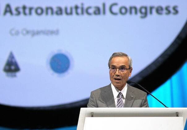 President of the International Federation of Astronautics Kiyoshi Higuchi delivers a speech during the inauguration of the 67th International Congress of Astronautics in Guadalajara, Jalisco, Mexico, 26 September 2016. INTERNATIONAL CONGRESS OF ASTRONAUTICS IN GUADALAJARA !ACHTUNG: NUR REDAKTIONELLE NUTZUNG!  MEX001 20160927-636105321575359657