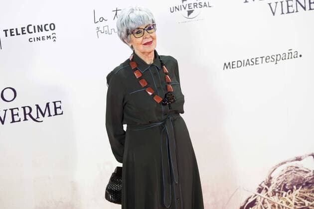 Concha Velasco during the premiere of the spanish film Un Monstruo Viene a Verme of J.A. Bayona at Teatro Real in Madrid. September 26, 2016.  (20160926020)