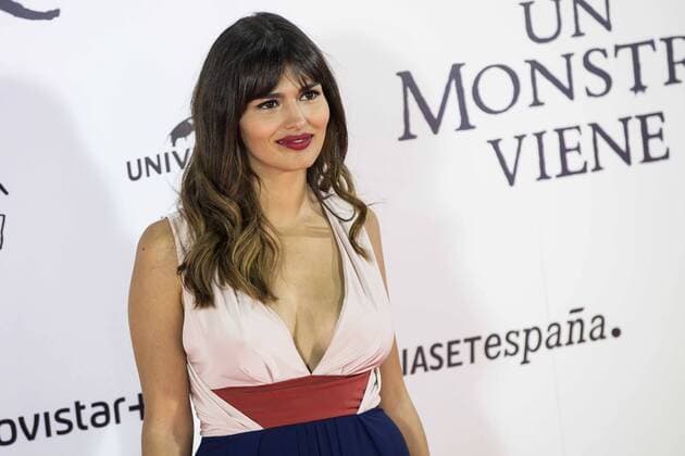 Sara Salamo during the premiere of the spanish film Un Monstruo Viene a Verme of J.A. Bayona at Teatro Real in Madrid. September 26, 2016.  (20160926055)