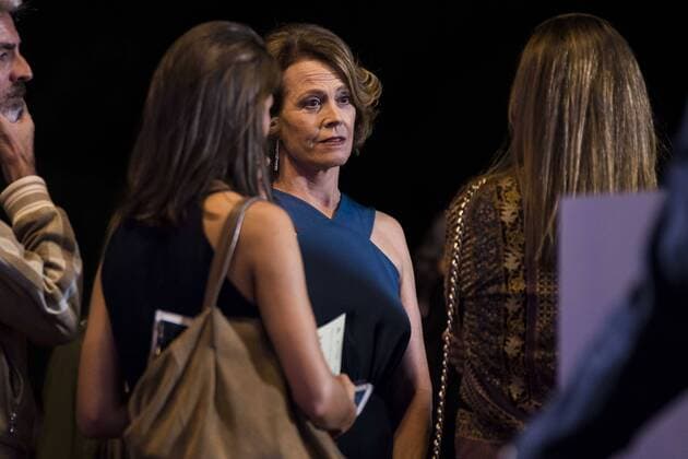 Sigourney Weaver during the premiere of the spanish film Un Monstruo Viene a Verme of J.A. Bayona at Teatro Real in Madrid. September 26, 2016.  (20160926144)