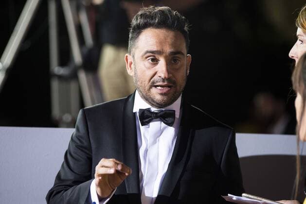 The director of the film J.A. Bayona during the premiere of the spanish film Un Monstruo Viene a Verme of J.A. Bayona at Teatro Real in Madrid. September 26, 2016.  (20160926146)