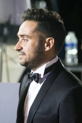 The director of the film J.A. Bayona during the premiere of the spanish film Un Monstruo Viene a Verme of J.A. Bayona at Teatro Real in Madrid. September 26, 2016.  (20160926147)