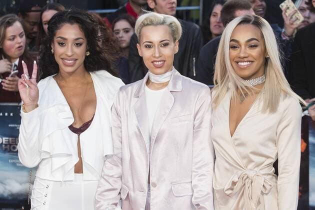 London, UK. 26 September 2016. Girl group Stooshe. Red carpet arrivals for the European Premiere of the Hollywood movie Deepwater Horizon in Leicester Square. The movie is based on the 2010 Deepwater Horizon explosion and oil spill in the Gulf of Mexico. Deepwater Horizon Premiere, London, UK 