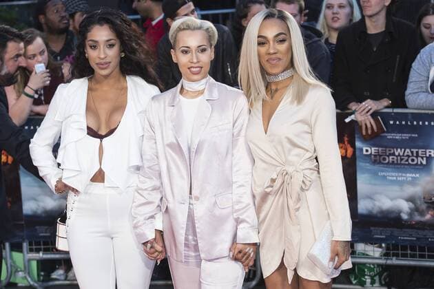 London, UK. 26 September 2016. Girl group Stooshe. Red carpet arrivals for the European Premiere of the Hollywood movie Deepwater Horizon in Leicester Square. The movie is based on the 2010 Deepwater Horizon explosion and oil spill in the Gulf of Mexico. Deepwater Horizon Premiere, London, UK 