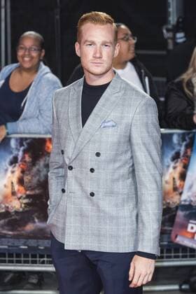 London, UK. 26 September 2016. Olympian Greg Rutherford. Red carpet arrivals for the European Premiere of the Hollywood movie Deepwater Horizon in Leicester Square. The movie is based on the 2010 Deepwater Horizon explosion and oil spill in the Gulf of Mexico. Deepwater Horizon Premiere, London, UK 
