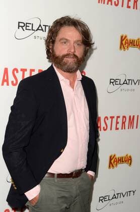 LOS ANGELES - SEP 26: Zach Galifianakis at the Masterminds Premiere at the TCL Chinese Theater on September 26, 2016 in Los Angeles, CA  Copyright: xHPAx