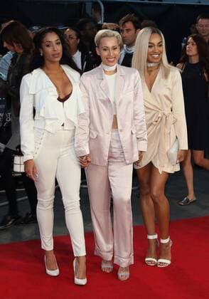 Deepwater Horizon European Premiere London.UK. Stooshe (L-R: Alexandra Buggs. Courtney Rumpold and Karis Anderson) at the Deepwater Horizon European Premiere at Cineworld Leicester Square. 26th September 2016. LMK73-61491-270916. 